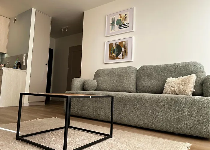 Komfortowy Apartament Z Balkonem I Parkingiem
