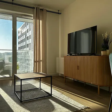 Komfortowy Apartament Z Balkonem I Parkingiem Breslau Exterior foto